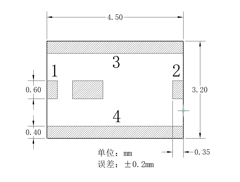 BPF通用封装尺寸图